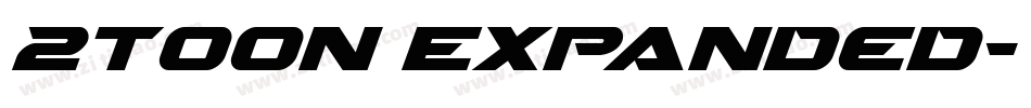 2Toon Expanded字体转换